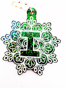 letter I tree mandala tree decoration - chantalclaire.com